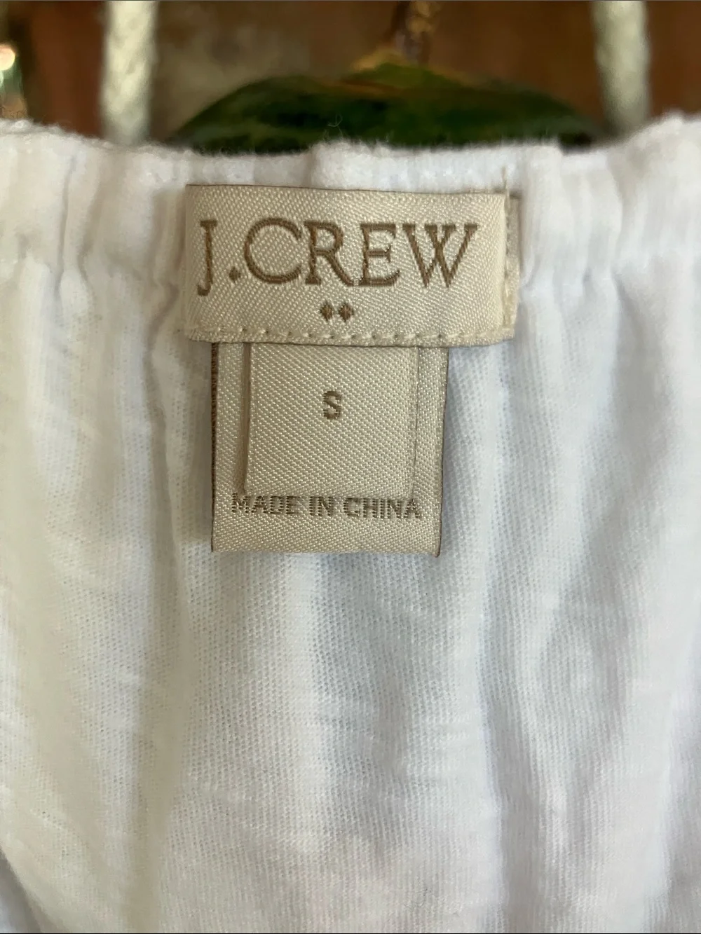 J. Crew White Fringe-Trim Tank Top